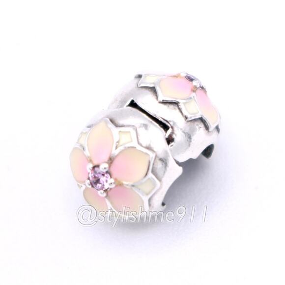 Authentic Pandora Magnolia Bloom Clip - 792078PCZ - Picture 8 of 11